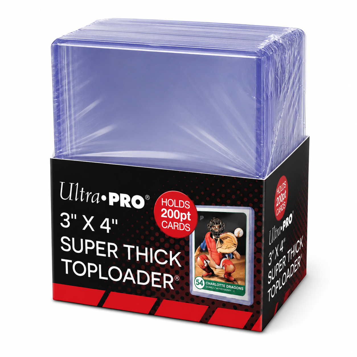 UP Toploader 3 x 4 Super Thick 200PT 10ks